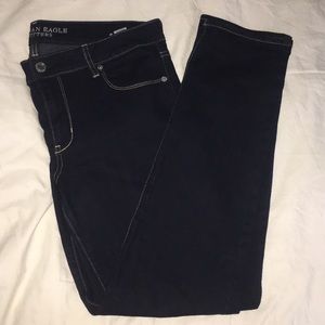 American Eagle Skinny Super Stretch Dark Wash Jean